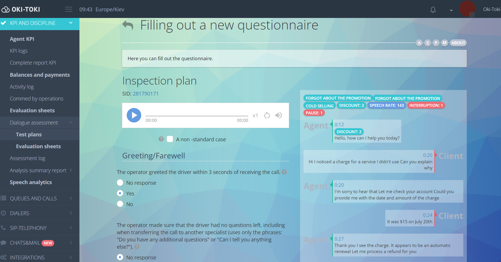 Call hashtag during dialog evaluation
