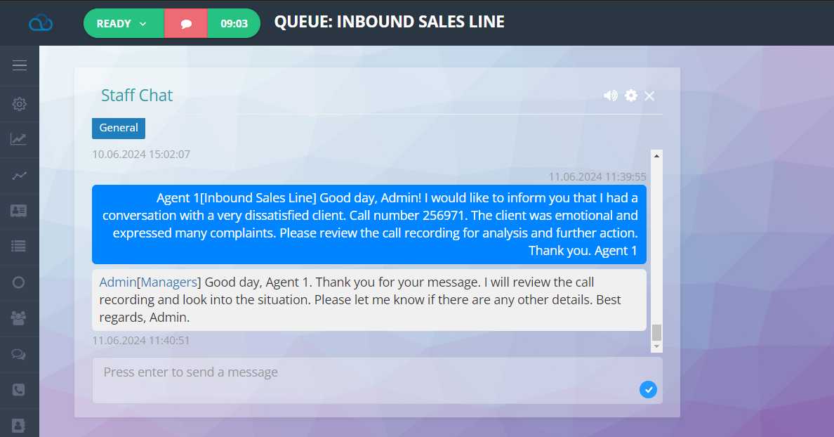 Staff Chat