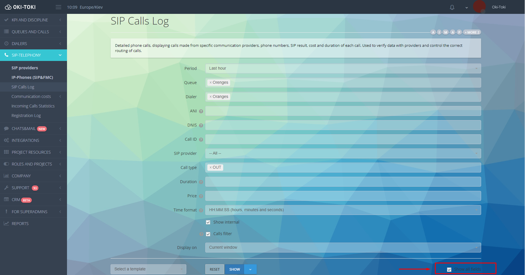 Additional filters