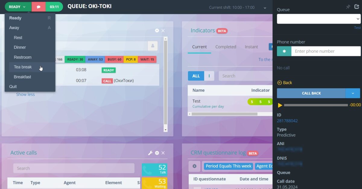 Agent workspace